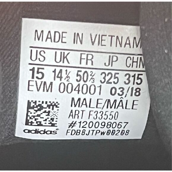 adidas Men's Tech Response 2.0‎ Golf Cleats Size 15 - Picture 7 of 7